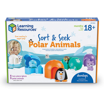 Learning Resources Learn About Numbers and Colors - Activity Set with Polar Animals