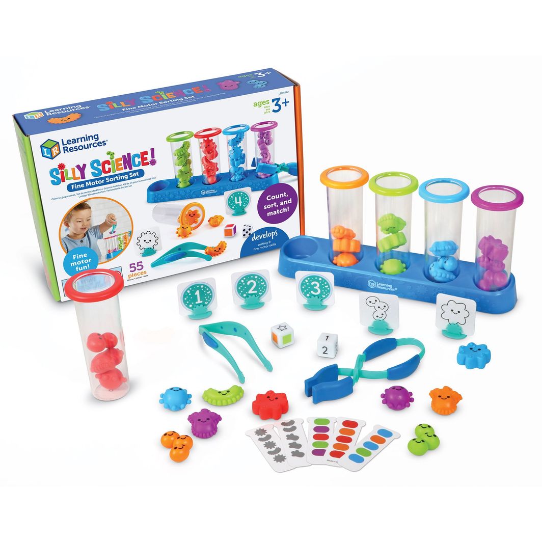 Learning Resources Strengthen Fine Motor Skills, Sorting Set – Silly Science