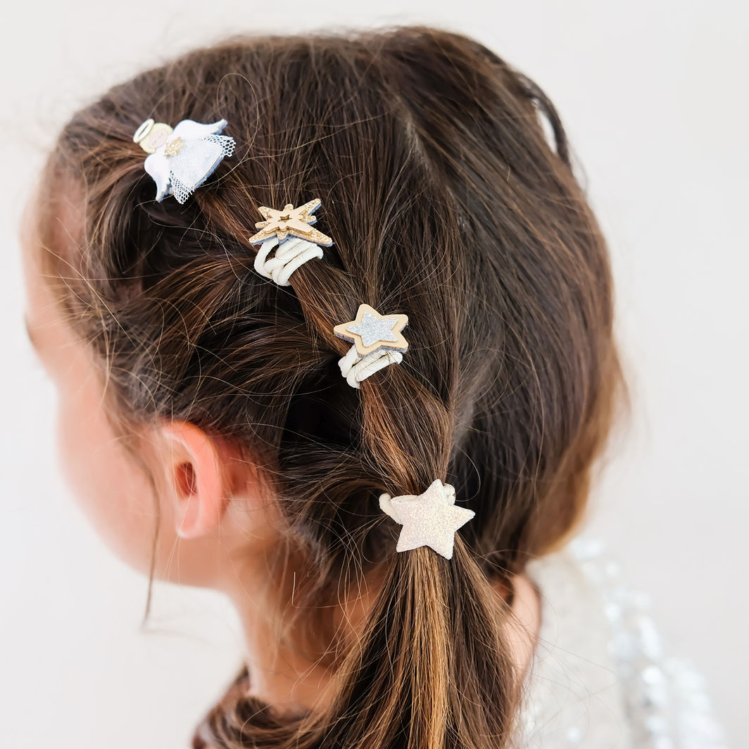 Mimi &amp; Lula - 8 Hair Ties - Sparkle Angel