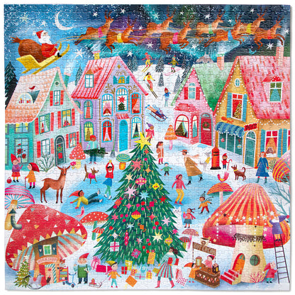eeBoo Puslespil 1000 brk, Christmas Flight
