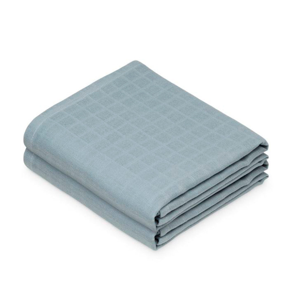 Cam Cam Muslin Cloths, Organic, 2-Pack - Florentine Blue