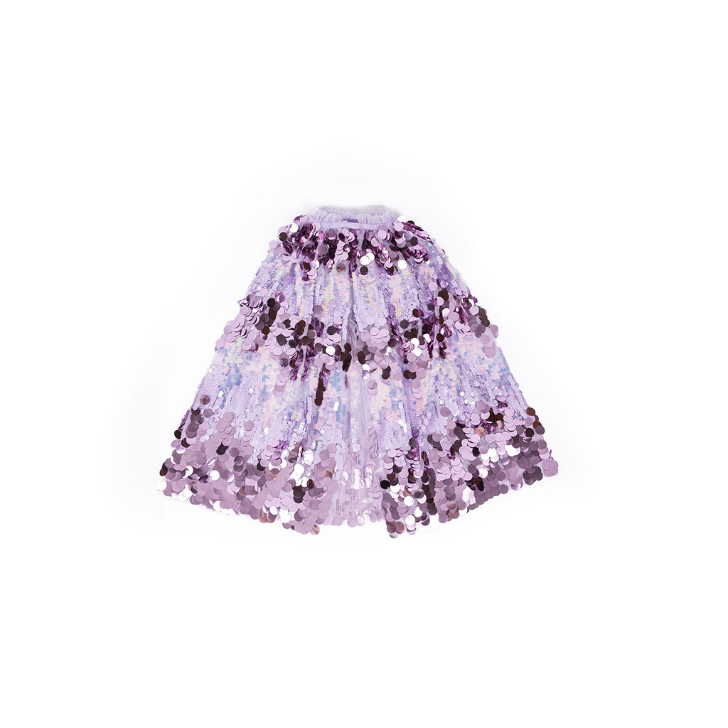 Great Pretenders Cape, The 5th Avenue Sequin Cape, Purple - Size 4-6 Years
