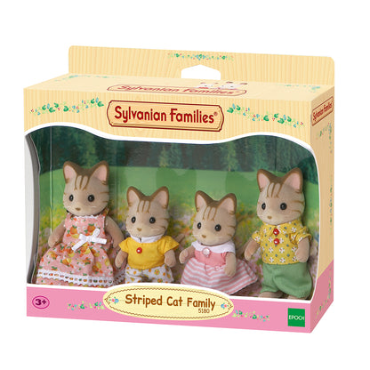 Sylvanian Families Striped Cat Family