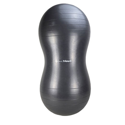 Find that Hippo Peanut-Shaped Balance Ball, Dark Grey