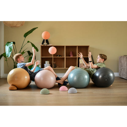 Find that Hippo Peanut-Shaped Balance Ball, Dark Grey