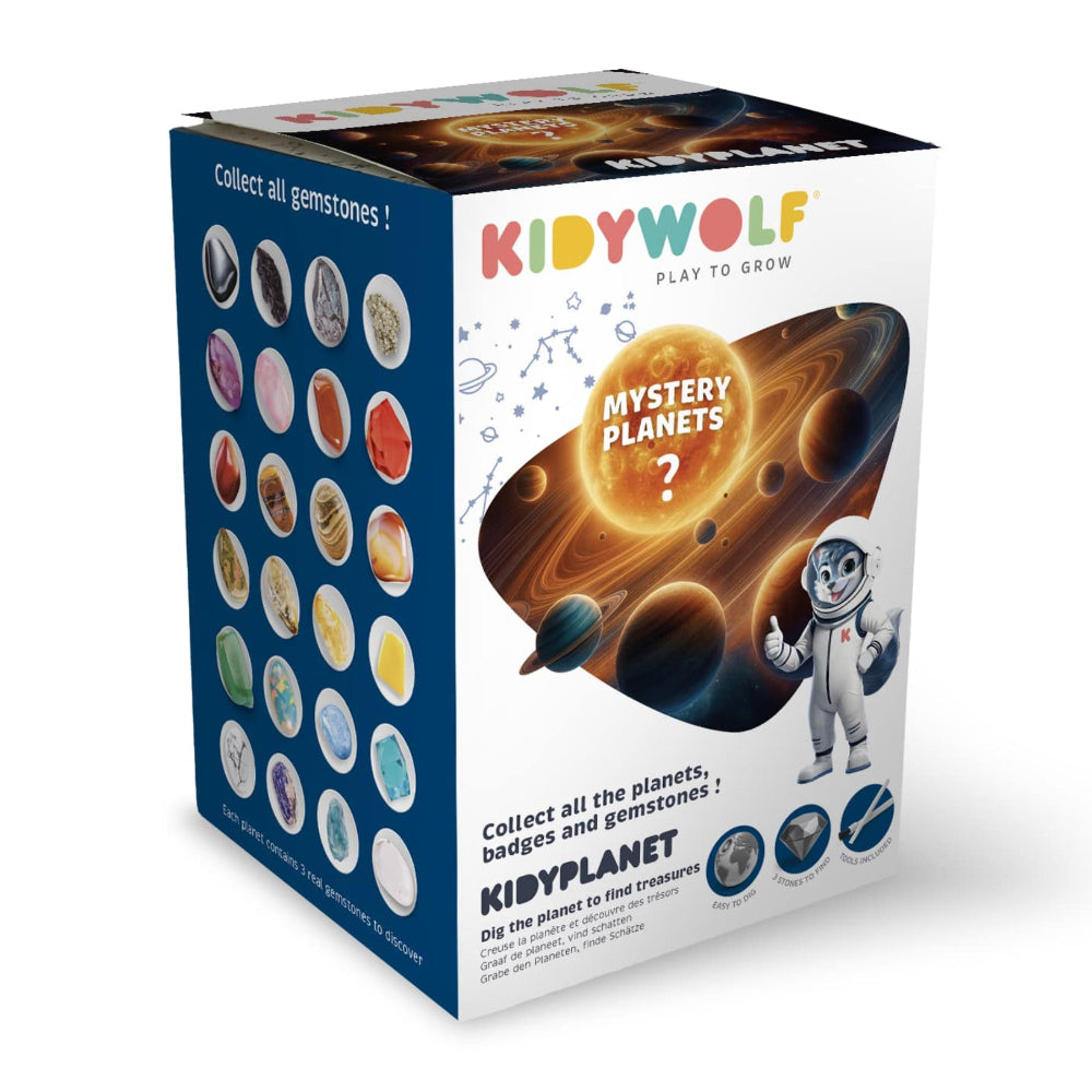 Kidyplanet – Udgravningssæt med ædelsten, Mystery Planet