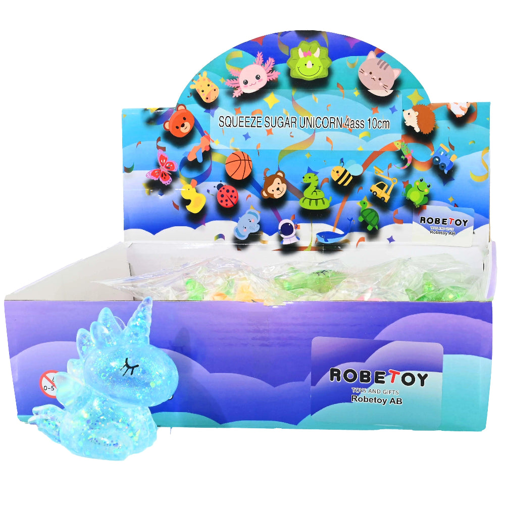 Robetoy squishy enhjørning – 10 cm