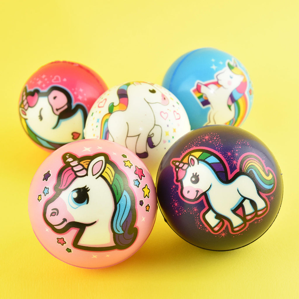Robetoy Ball with Unicorn Design, 5 Assorted Models