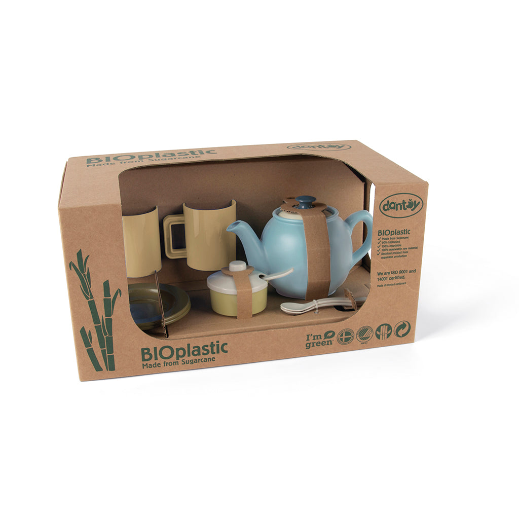 Dantoy Bioplast Tea Set in Gift Box, Nordic Swan Ecolabel
