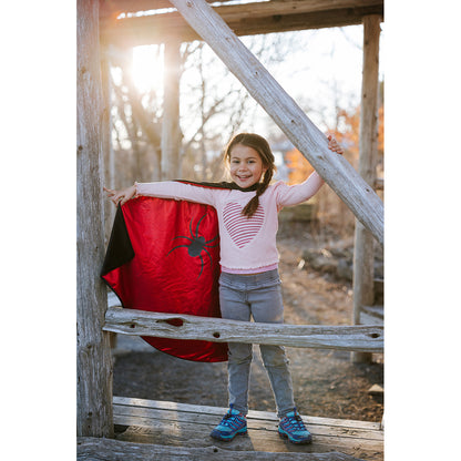 Great Pretenders Spider Cape and Batman Cape in One - Size 5-6 Years