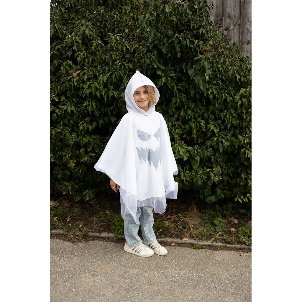 Great Pretenders dress-up costume, Spooky Ghost Poncho – Available in sizes for ages 1-2, 2-4, and 4-6 years