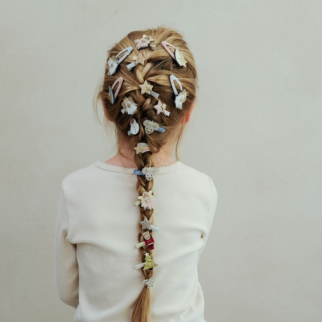 Mimi &amp; Lula 4 Hair Clips, Angel Christmas