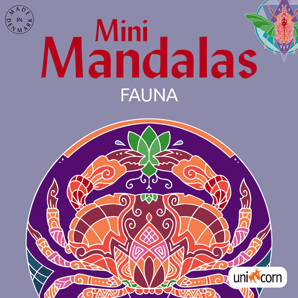 Mini Mandalas Coloring Book, Fauna