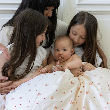 Cam Cam Baby Bedding, Organic - Bows