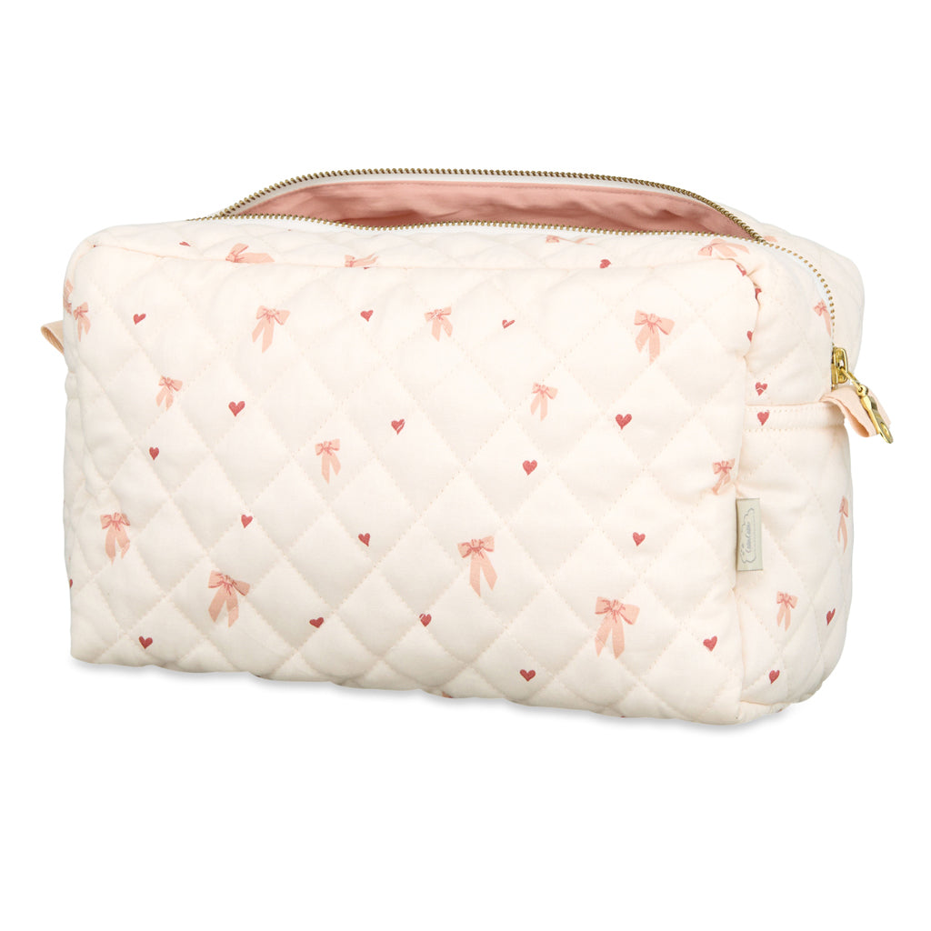 Cam Cam Quilted Toiletry Case, Bows
