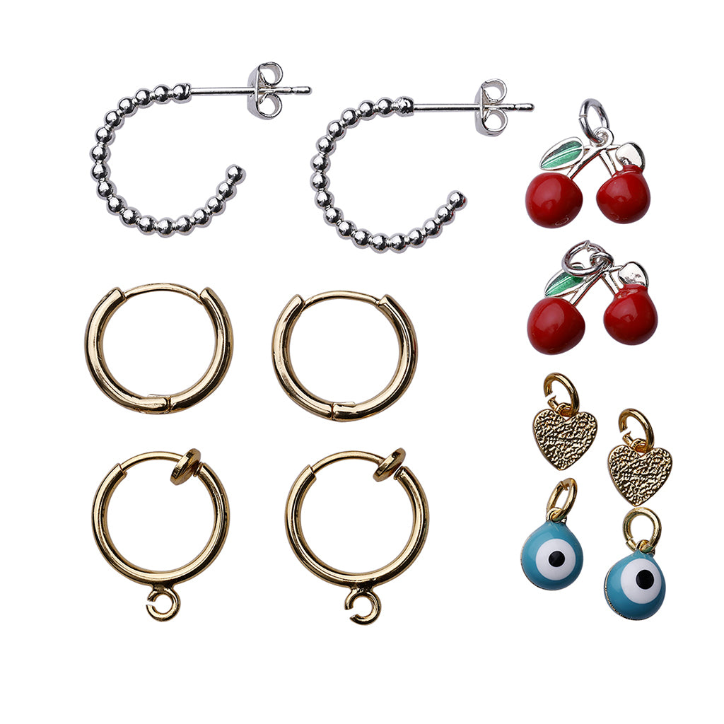 Me &amp; My Box, DIY Jewelry Kit, Tassel Ear – Make 3 Pairs of Earrings for Kids