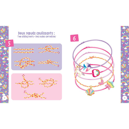 Auzou DIY Unicorn Bracelet, Neon