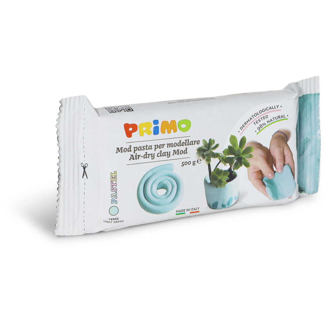 Primo Selvhærdende ler 500g - Pastel grøn