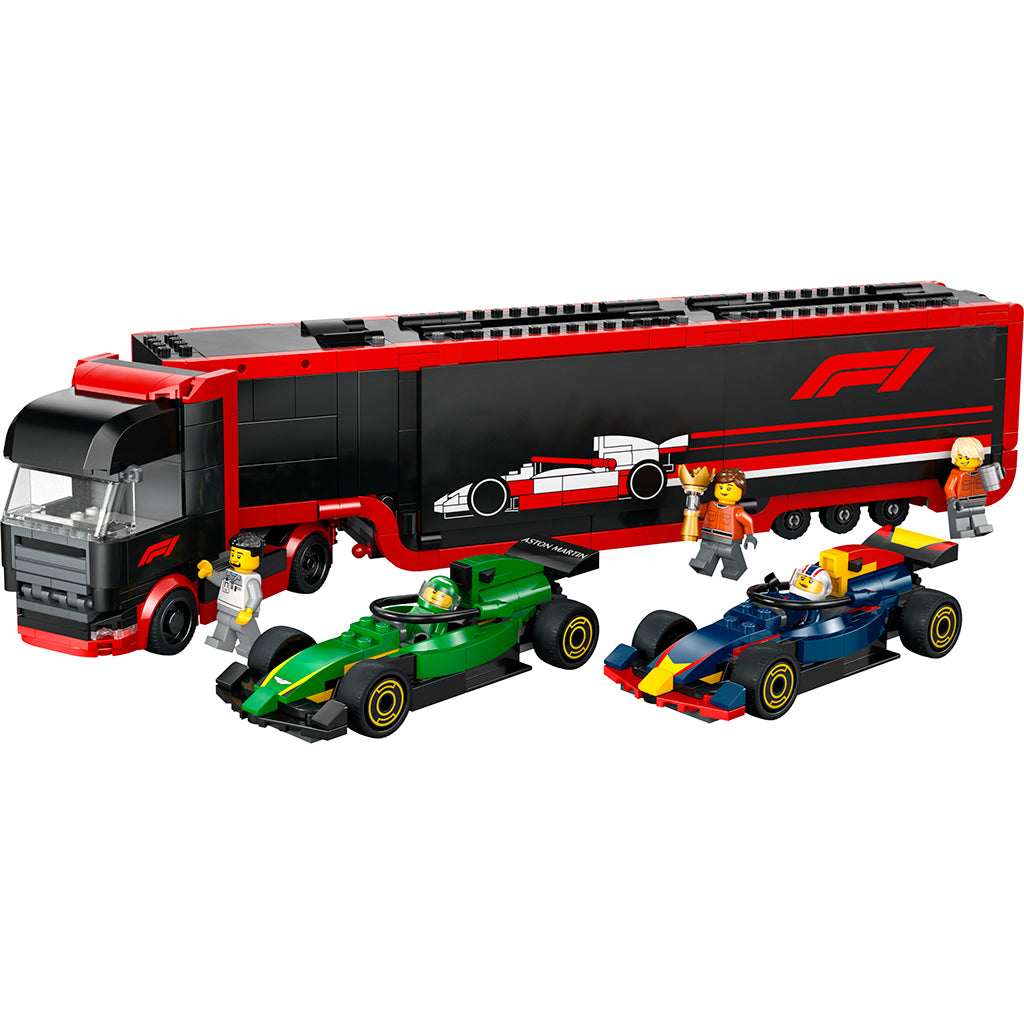 LEGO® City Project Alicia 2025, F1® Transport Truck with RB20 and AMR24 F1® Cars