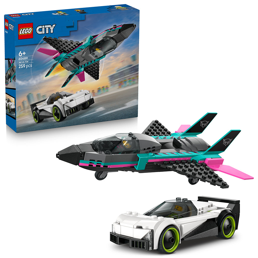 LEGO® City Jet Plane vs. Race Car