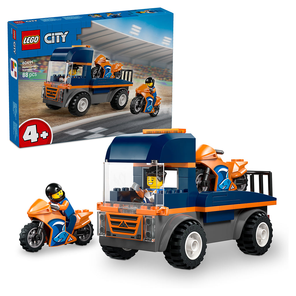 LEGO® City Motorcycle Transporter