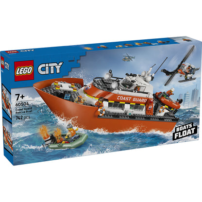 LEGO® City Kystvagtens redningsbåd og helikopter