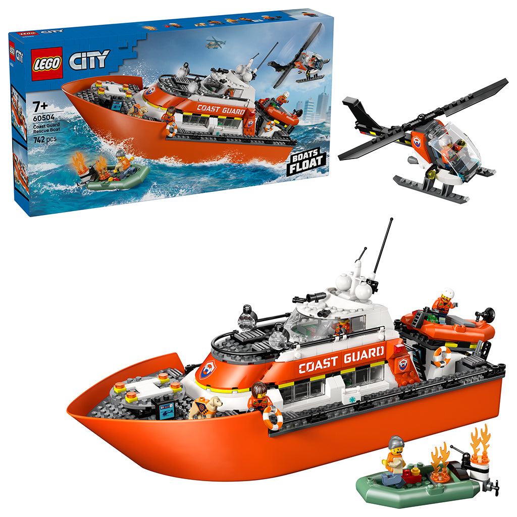LEGO® City Coast Guard Rescue Boat and Helicopter