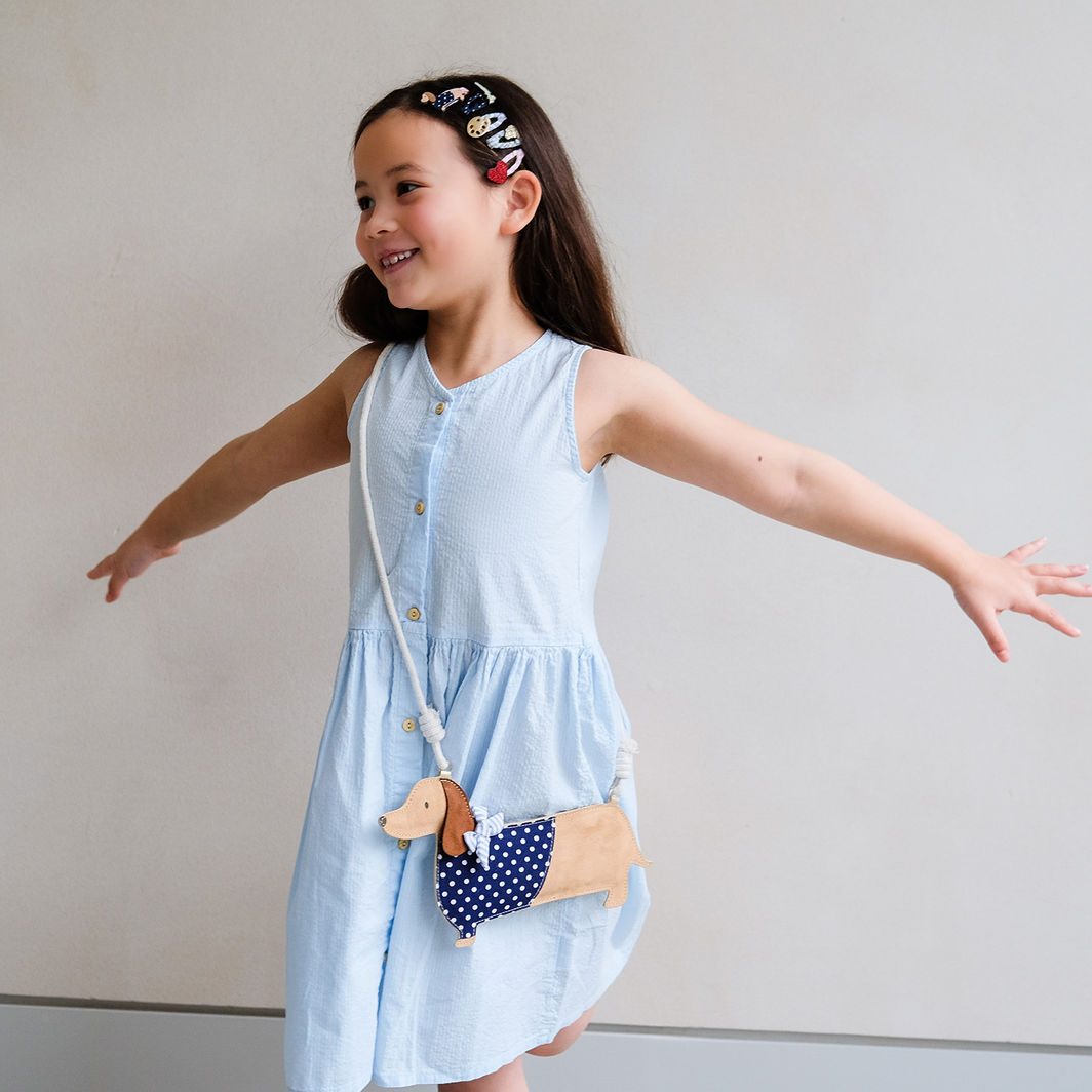 Mimi &amp; Lula Bag with Strap, Sausage Dog Mon Cheri