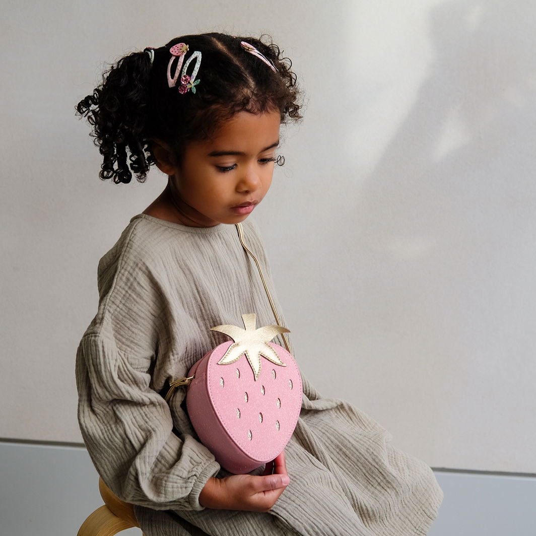 Mimi &amp; Lula Shoulder Bag, Mini Strawberry Spring on the Farm