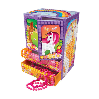 Sticky Mosaics Jewelry Box, Unicorn