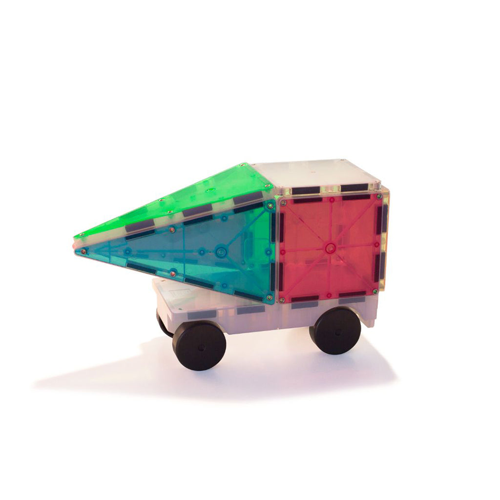 Magna-Tiles Grand Prix Frost, 50 Pieces