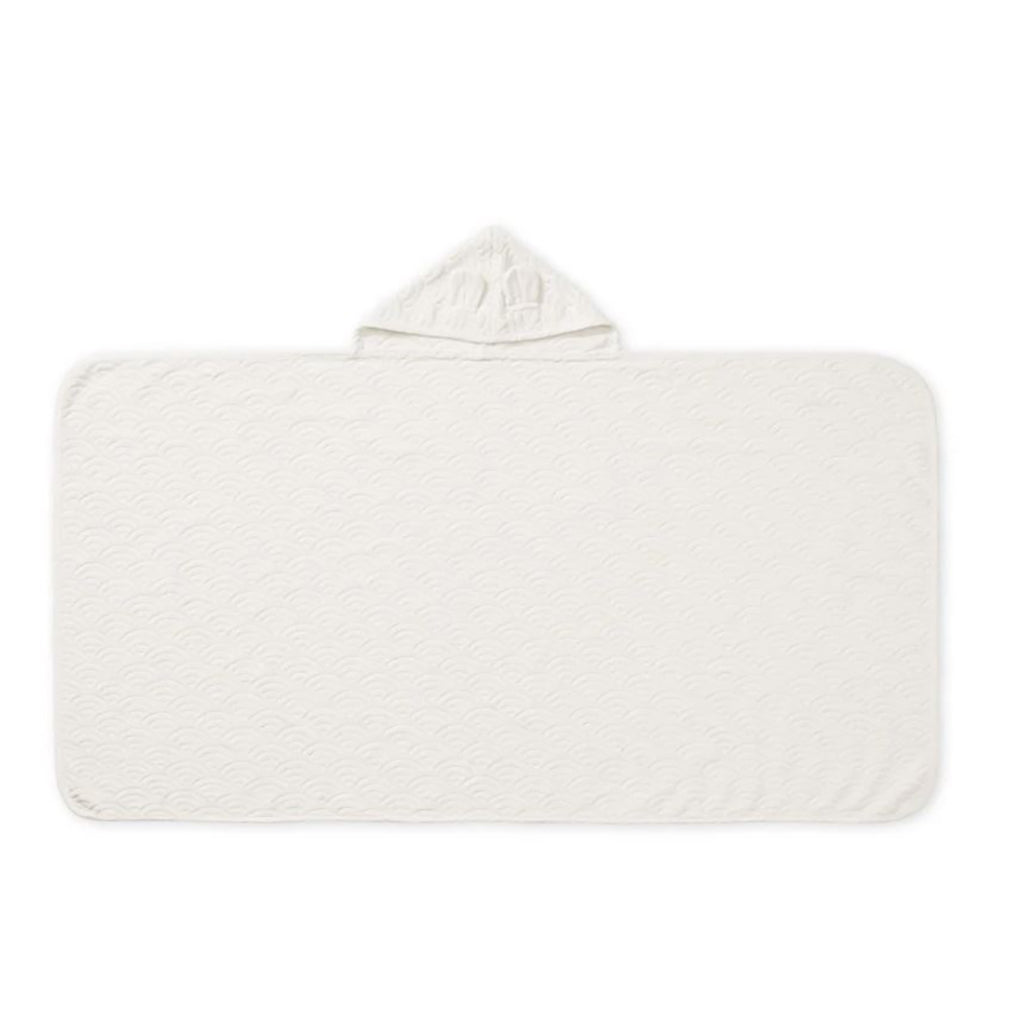 Cam Cam Junior Hooded Towel with Ears, Off-White