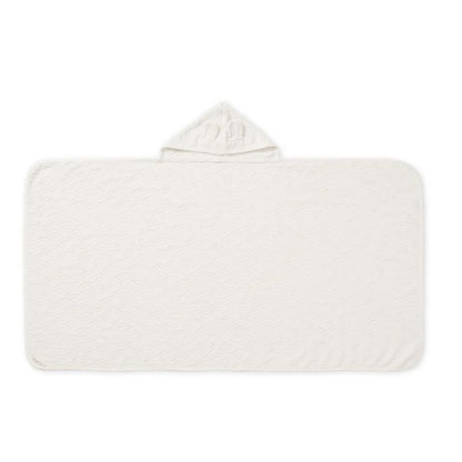 Cam Cam Junior Hooded Towel with Ears, Off-White