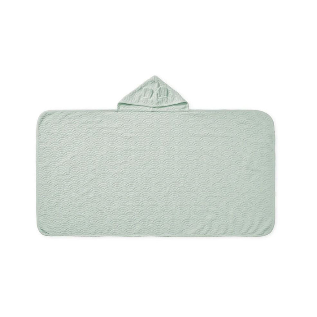 Cam Cam Junior Hooded Towel with Ears, Dusty Green