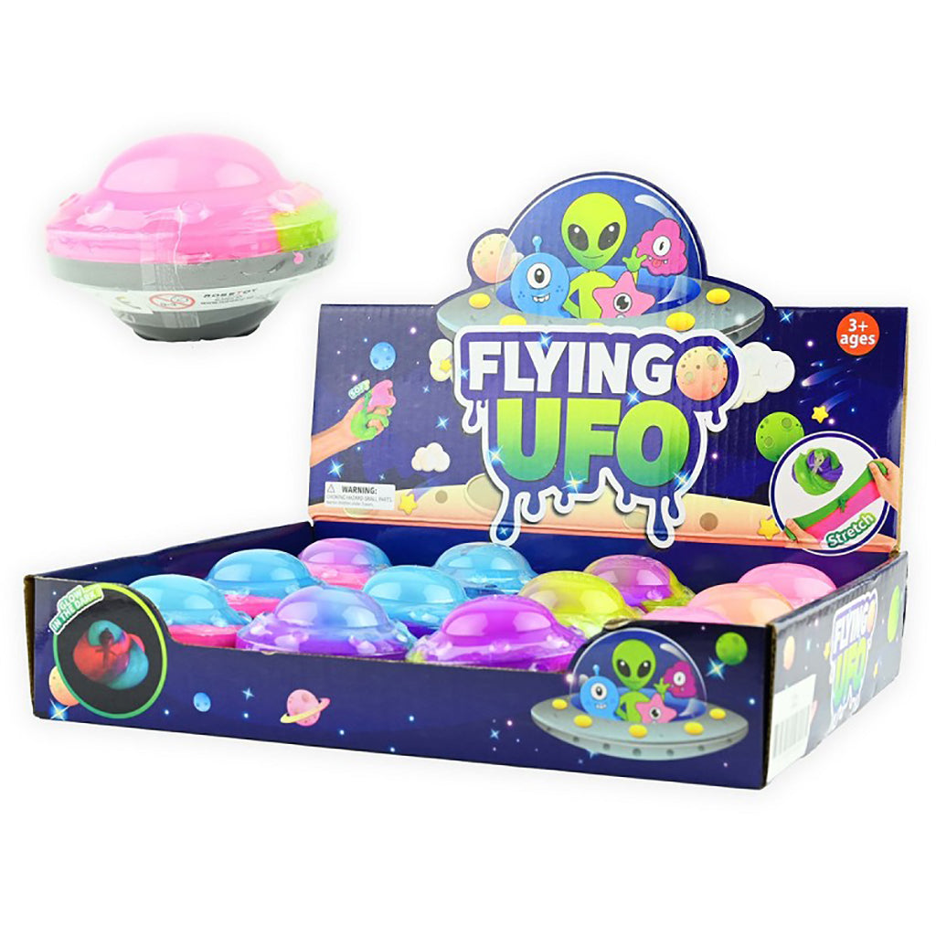 Robetoy Ufo Slim with Alien, Assorted Colors - Price for 1 Piece