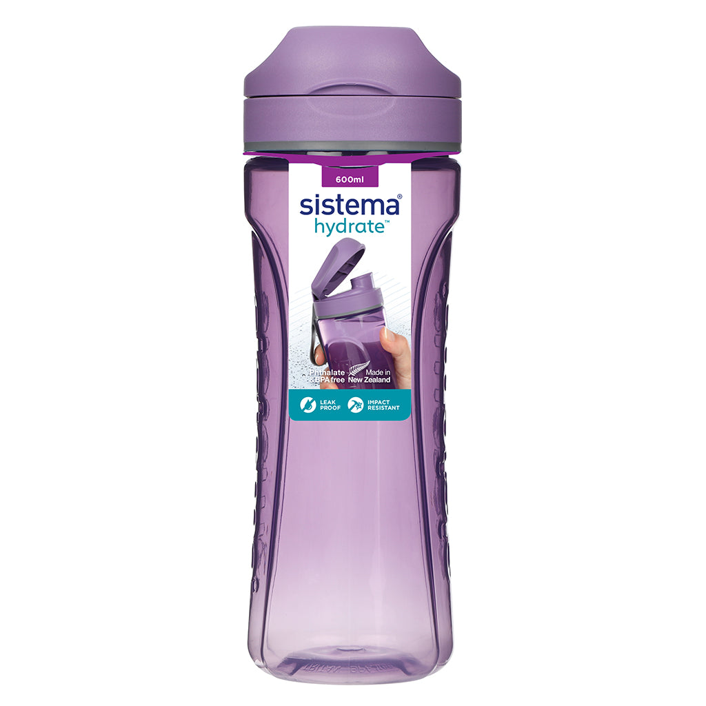 Sistema Water Bottle, Tritan Swift, 600 ml - Misty Purple