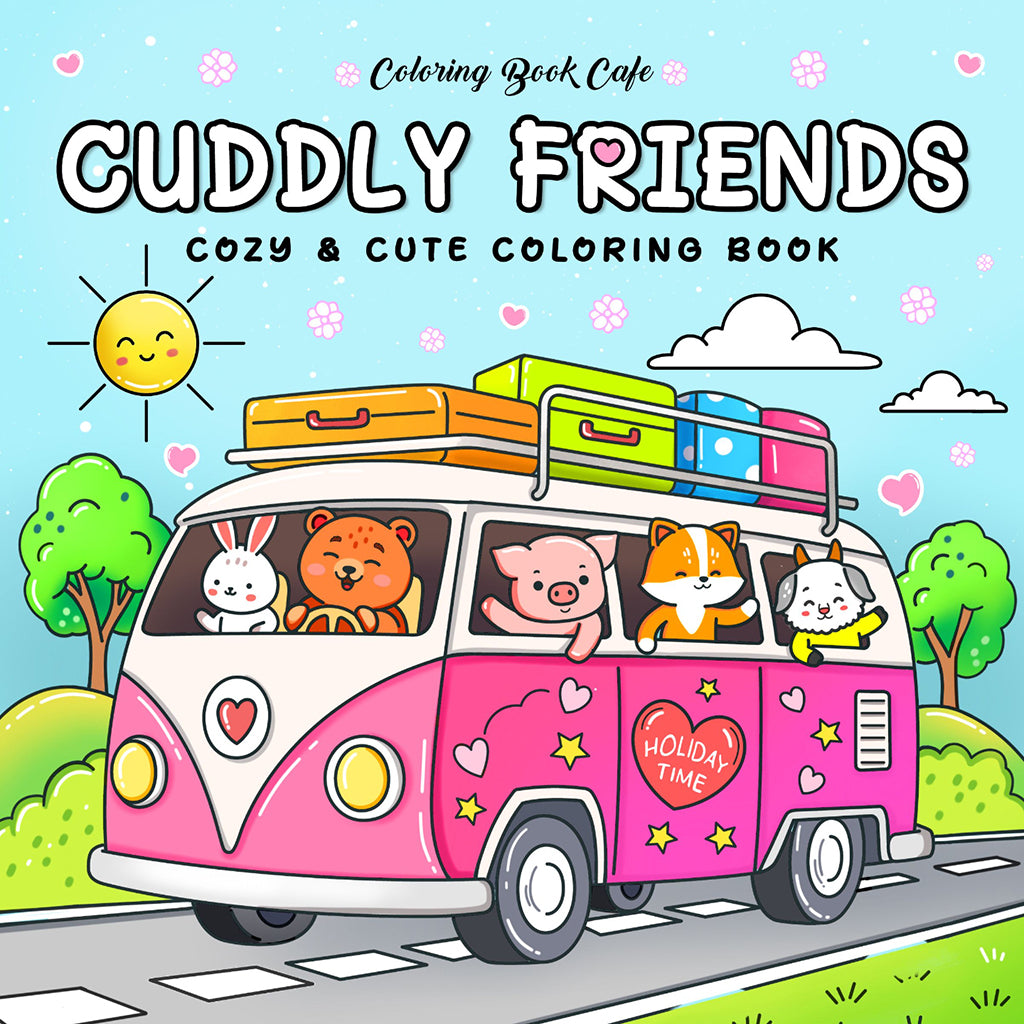Cuddly Friends, Cozy Coloring – Coloring Book