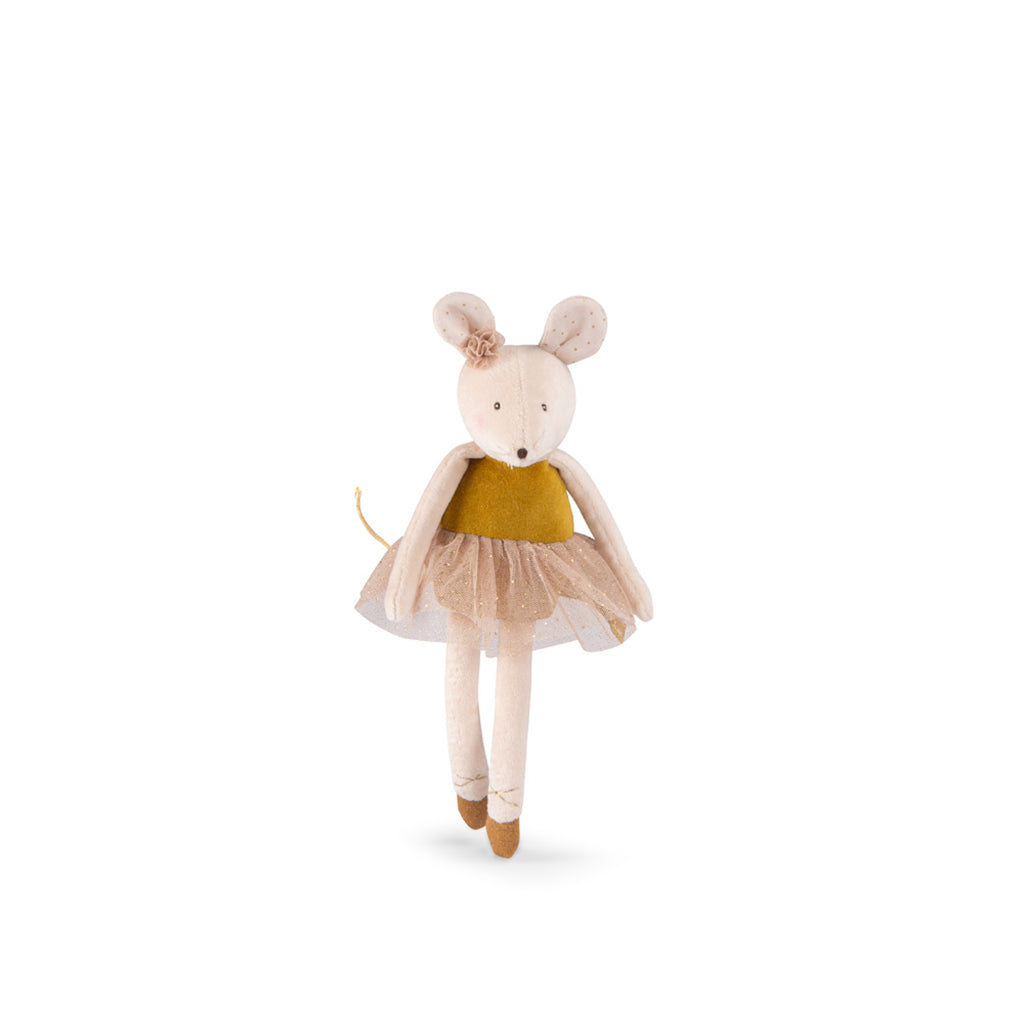 Moulin Roty Plush Toy, Golden Mouse - La Petite Ecole de Danse