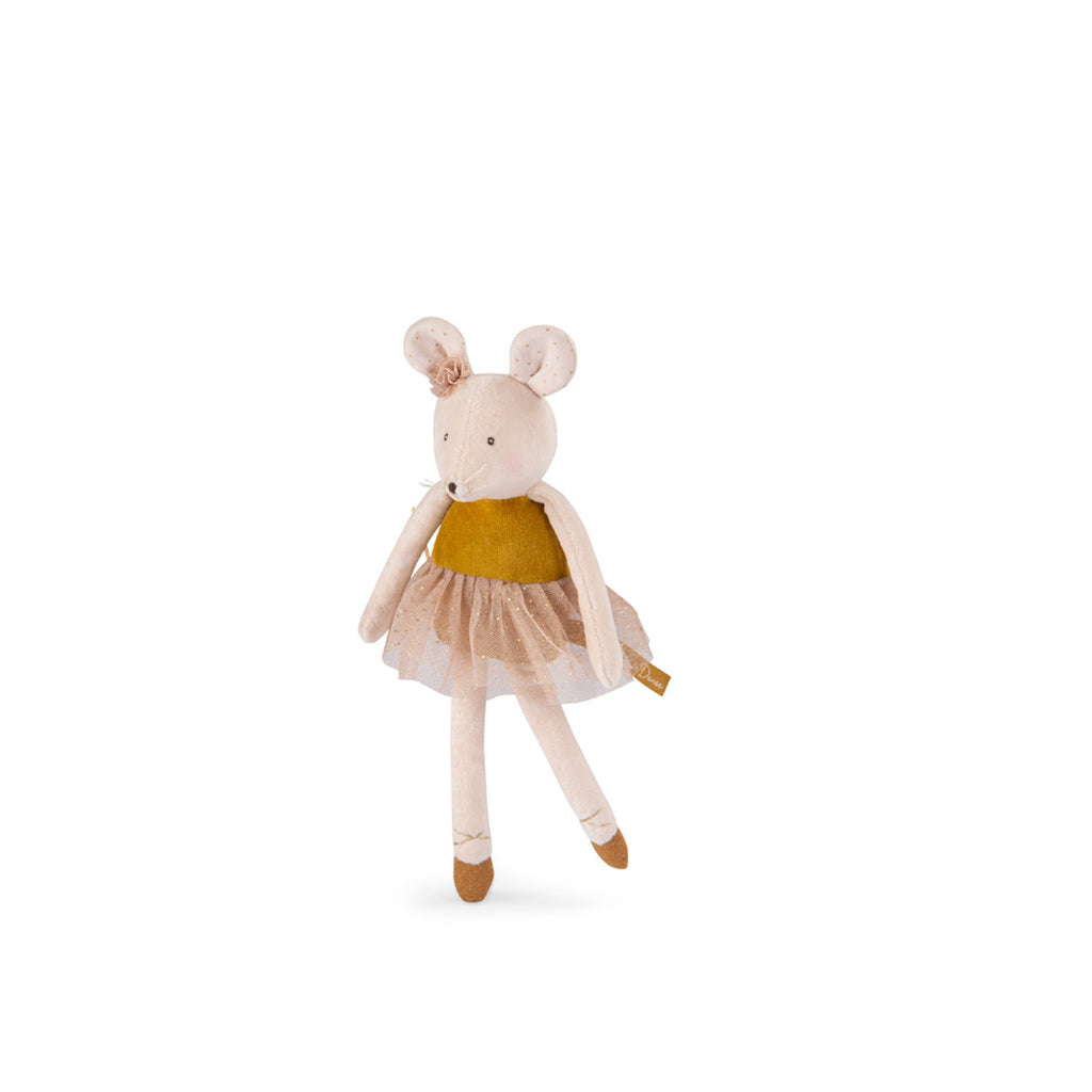 Moulin Roty Plush Toy, Golden Mouse - La Petite Ecole de Danse