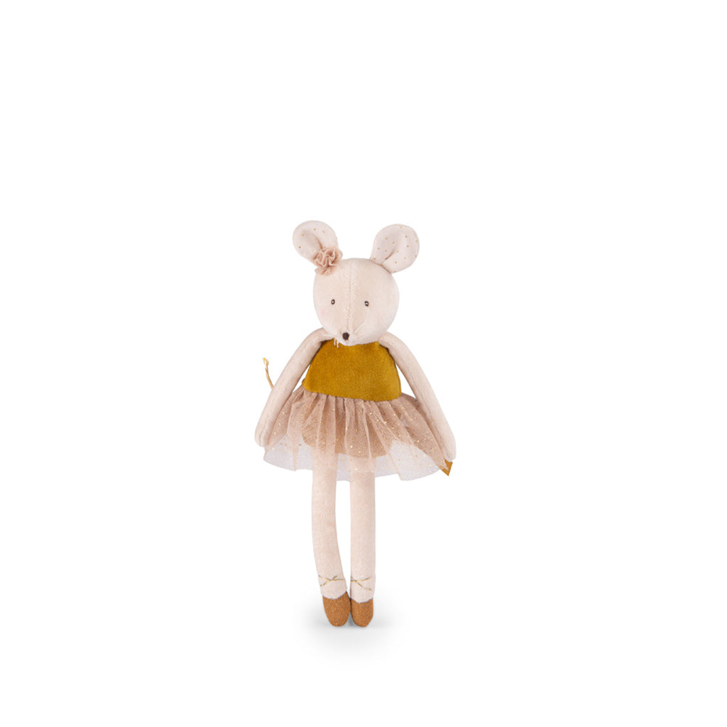 Moulin Roty Plush Toy, Golden Mouse - La Petite Ecole de Danse