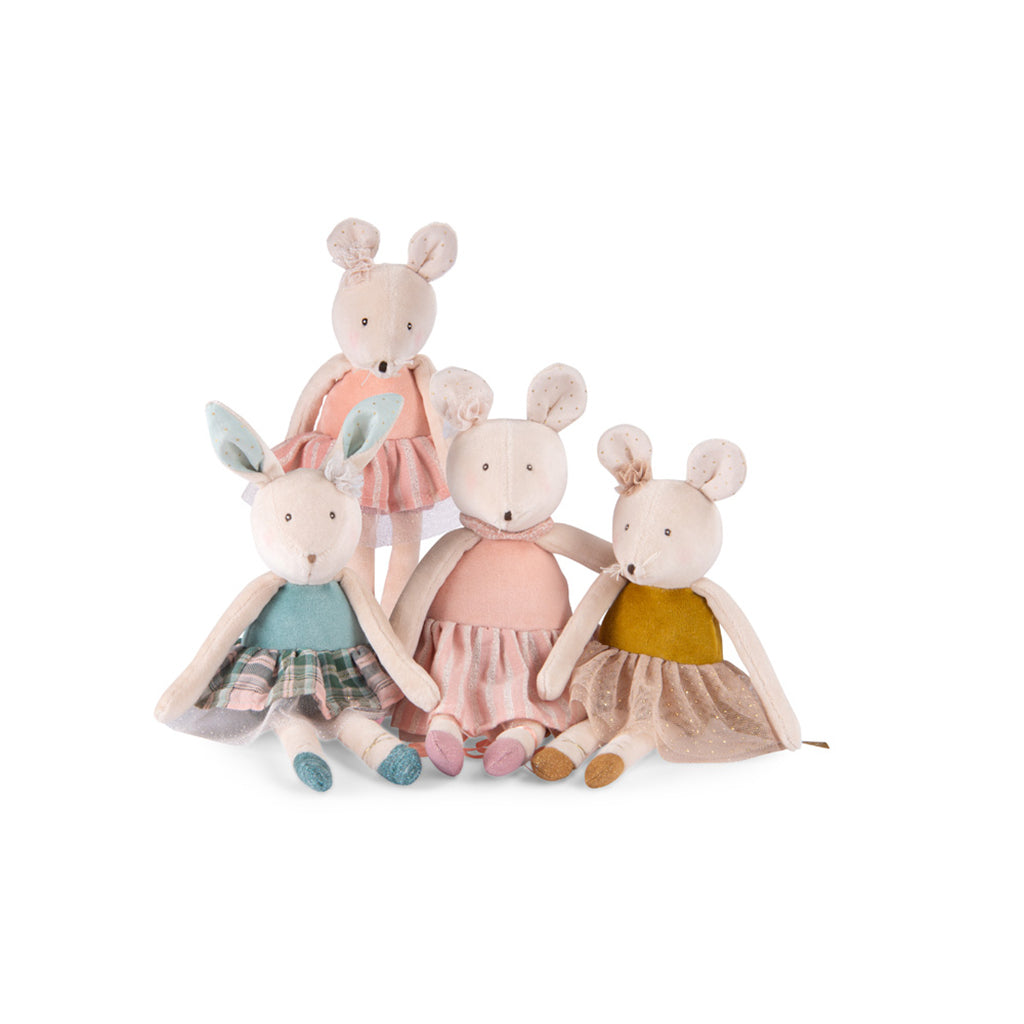Moulin Roty Plush Toy, Golden Mouse - La Petite Ecole de Danse