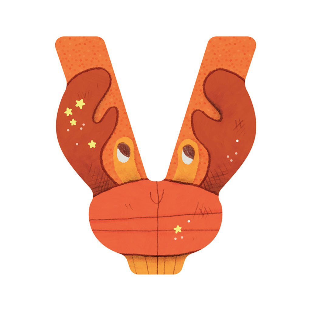 Moulin Roty Wooden Letters, Excluding Æ, Ø, and Å