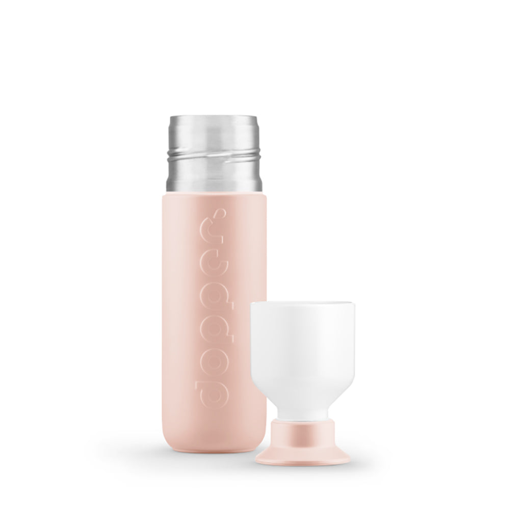 Dopper Thermos Bottle, Insulated 350 ml - Pebble Peach