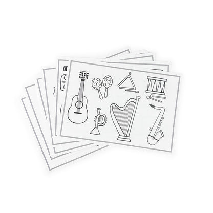 Moulin Roty - Kidywolf Drawing Stencils 24 pcs - Les Popipop