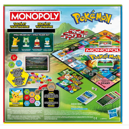 Hasbro Game, Monopoly Pokémon DK/NO