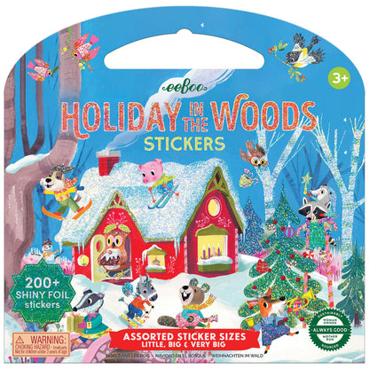 eeBoo Sticker Book, Christmas in the Forest
