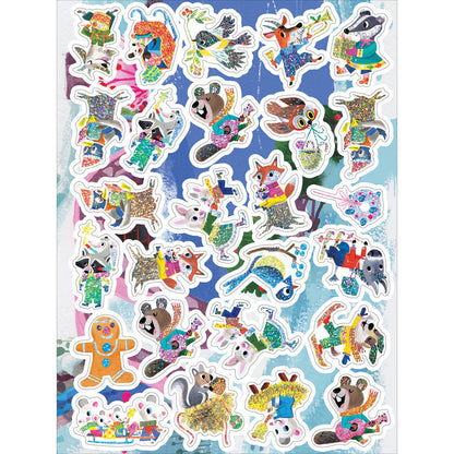 eeBoo Sticker Book, Christmas in the Forest