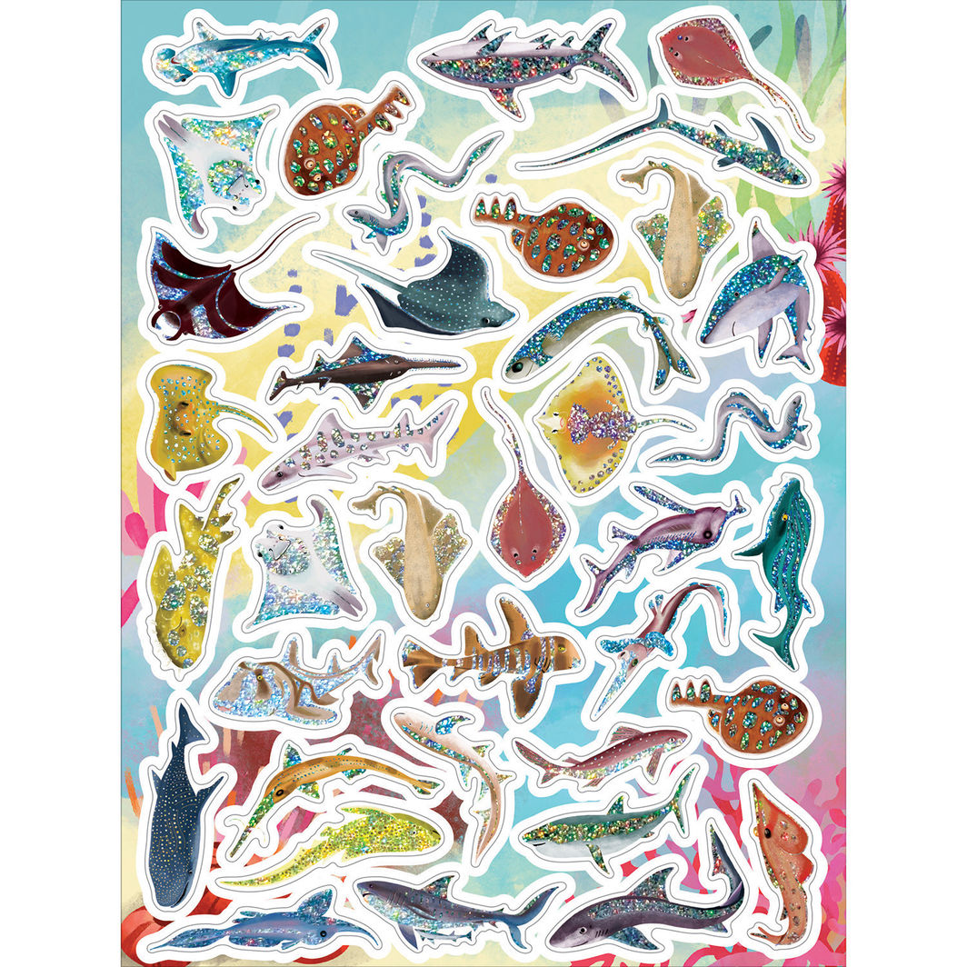 eeBoo Sticker Book, Sharks