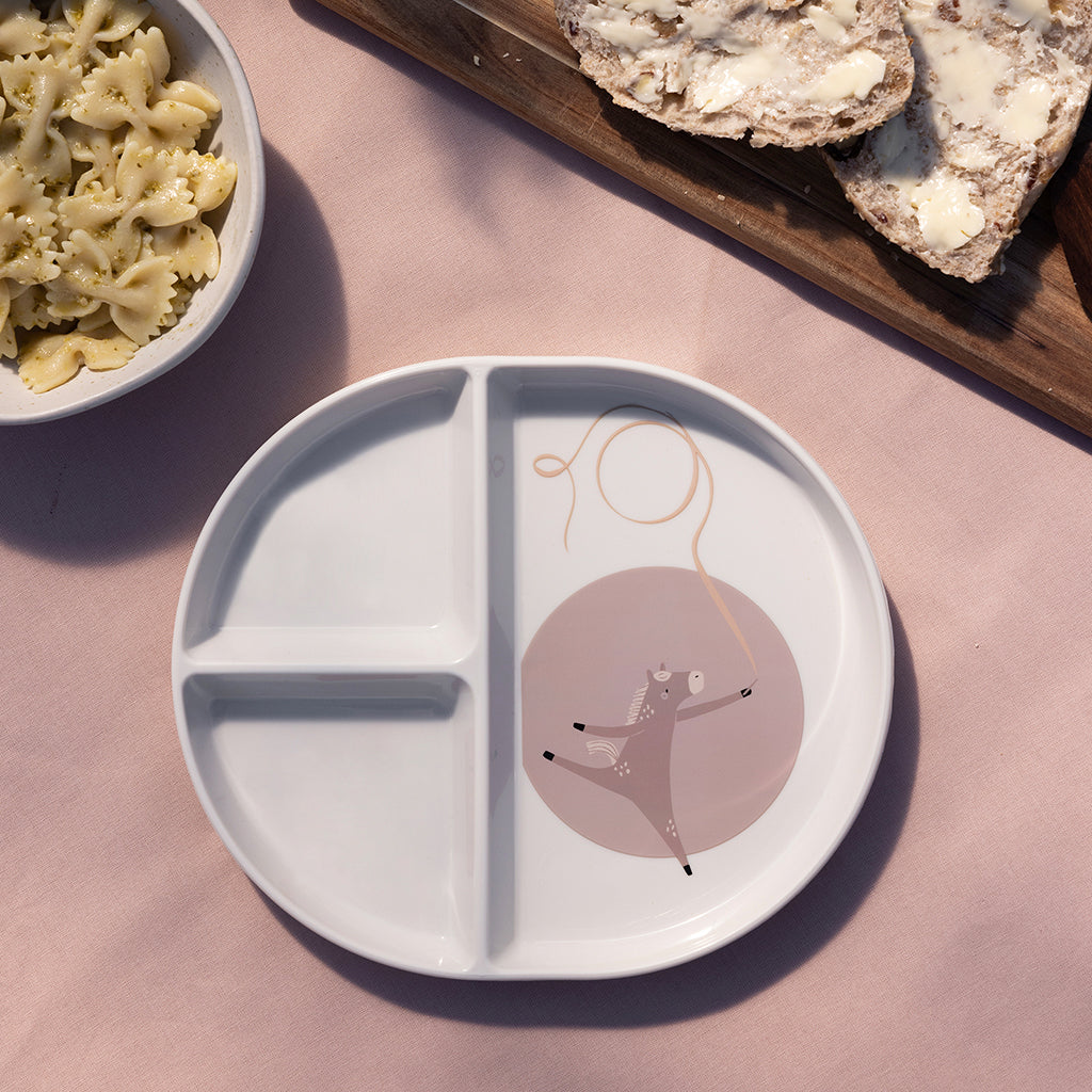 Sebra 3-Piece Plate Set, Tastii - Teeny Toes