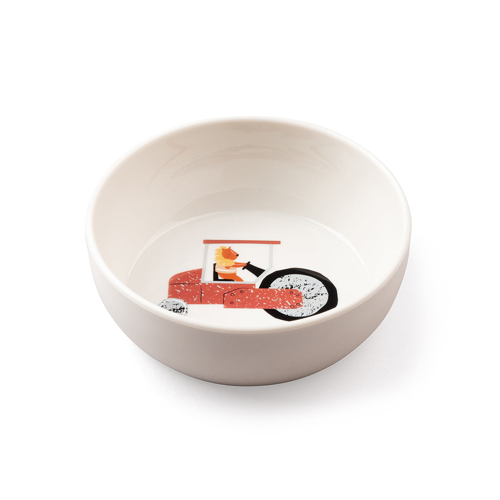 Sebra Plate, Deep - Busy Builders